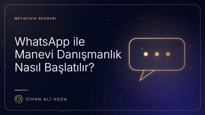WhatsApp ile Manevi Danışmanlık Nasıl Başlatılır?